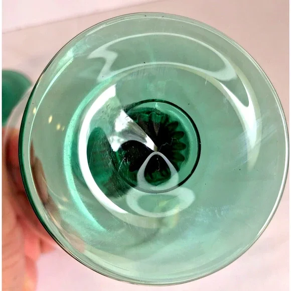 2 Vintage Libbey Margarita Cactus Stem Glasses 14oz Mexico Barware Cocktails - Picture 4 of 4